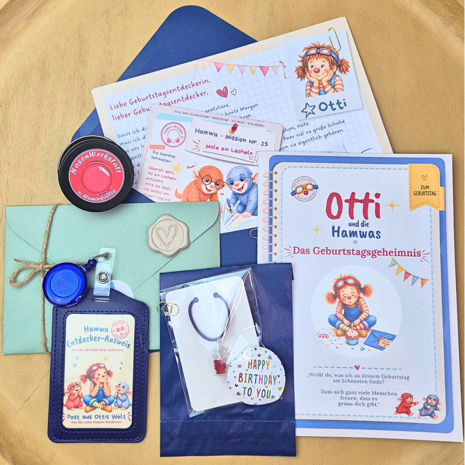 Inhalte des Briefpaketes "Geburtstag"- aus Ottis Welt